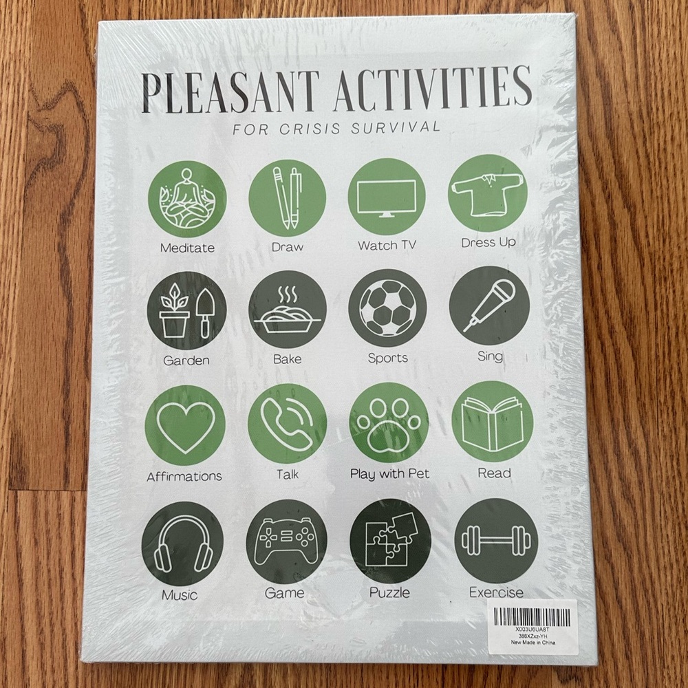 Pleasant Activities for Crisis Survival Decorations For Wall Art Decor Poster
